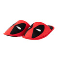 Red-Black - Side - Deadpool Mens Mule Slippers