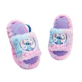 Multicoloured - Front - Lilo & Stitch Womens-Ladies Stitch Ombre Fluffy Slippers