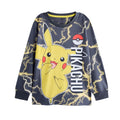 Black - Back - Pokemon Boys Pikachu Long-Sleeved Long Pyjama Set