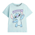 Pink-Blue - Side - Lilo & Stitch Girls Stitch & Angel Short-Sleeved T-Shirt (Pack of 2)