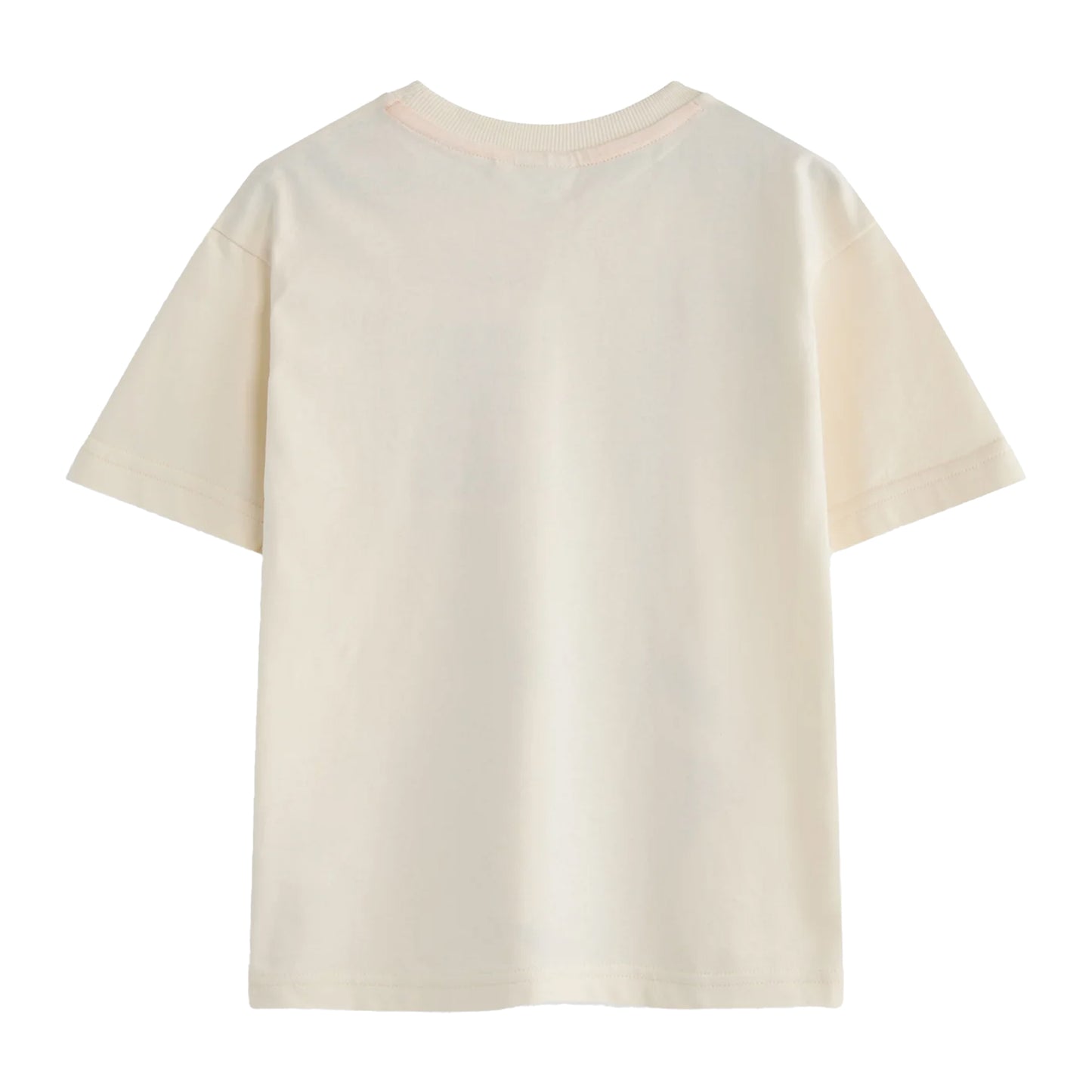 Beige - Back - Superworm Childrens-Kids Hip Hip Hooray Short-Sleeved T-Shirt