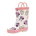 Pink - Front - Disney Girls Minnie Mouse & Daisy Wellington Boots