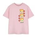 Pink - Front - Minecraft Girls Pixel Hearts Short-Sleeved T-Shirt