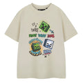 Beige - Front - Minecraft Boys Survival Mode Short-Sleeved T-Shirt