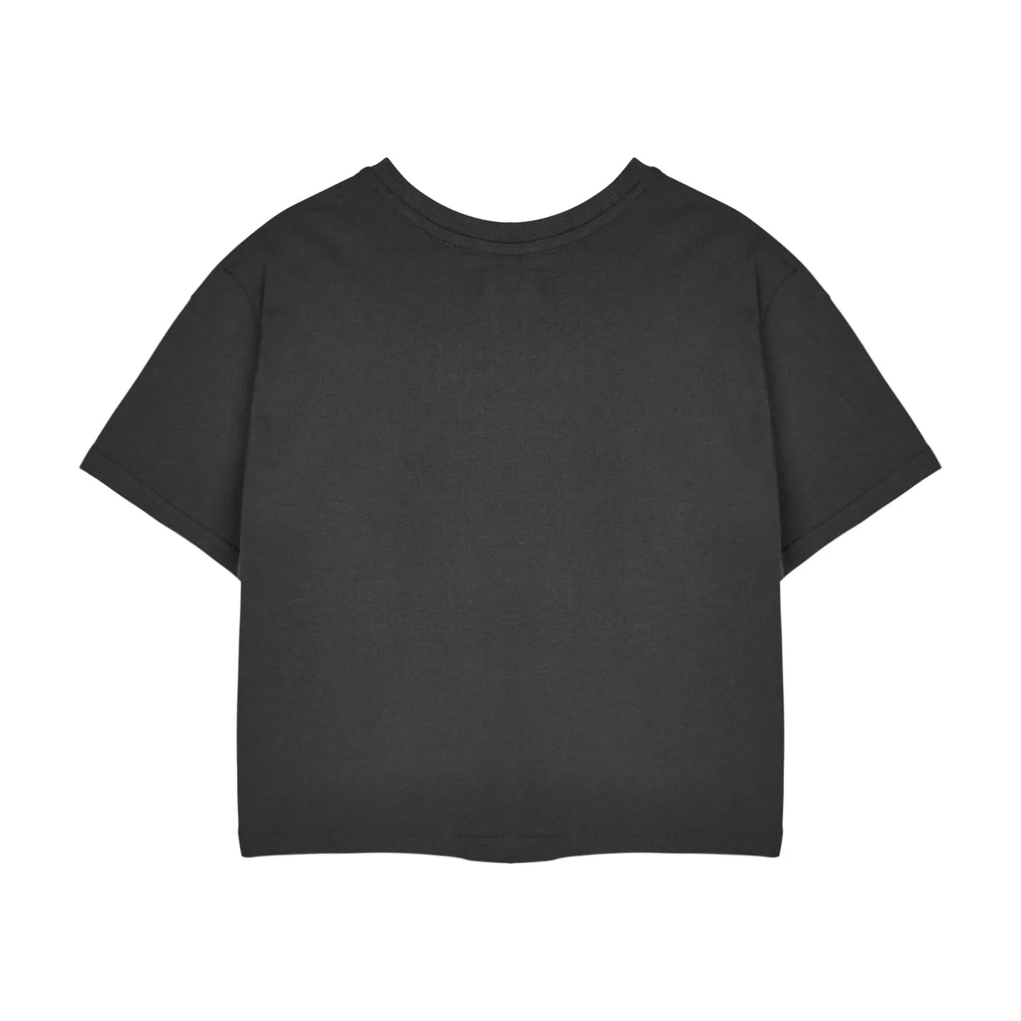 Grey - Back - Star Wars The Mandalorian Womens-Ladies Grogu Cropped Short-Sleeved T-Shirt