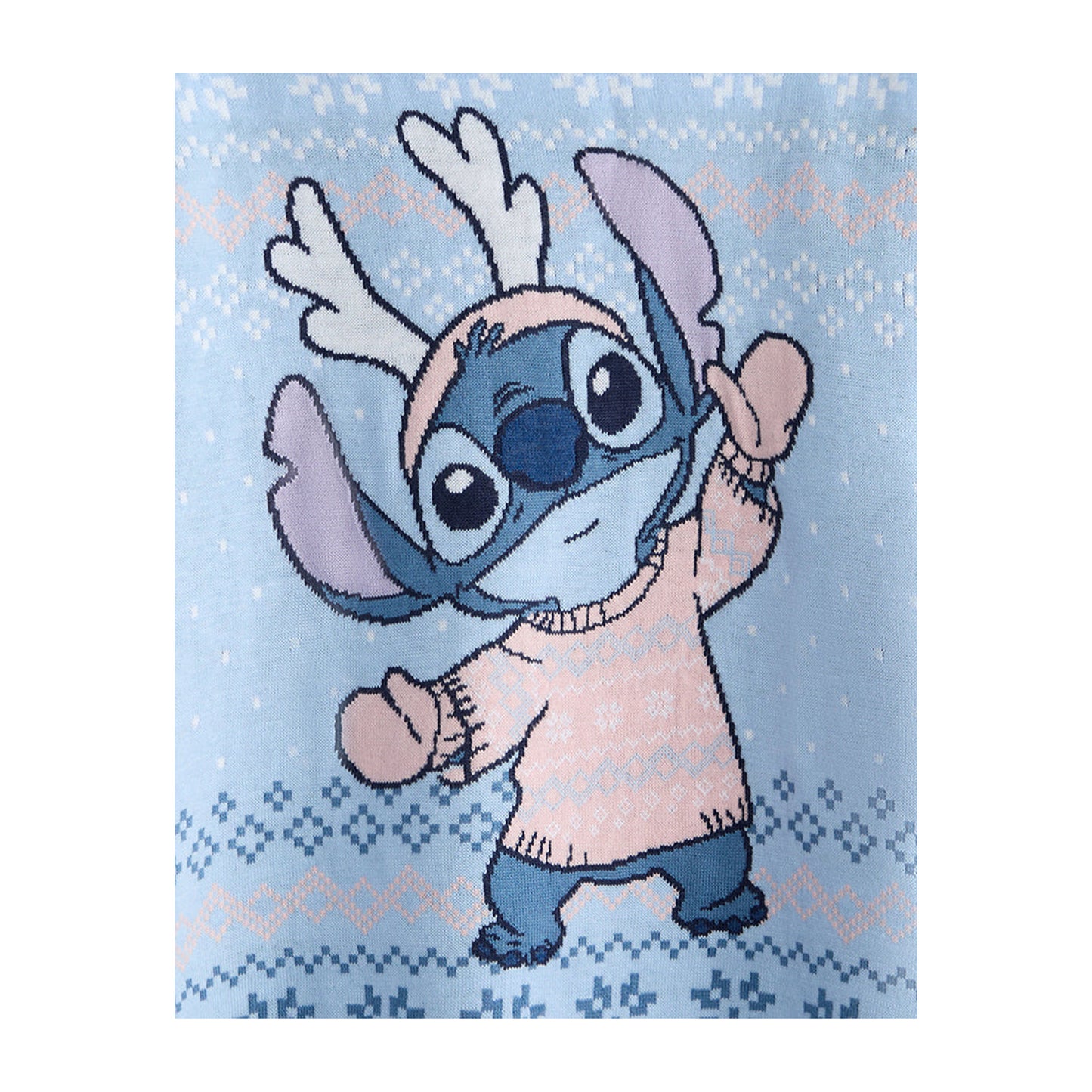 Blue - Lifestyle - Lilo & Stitch Girls Stitch Christmas Jumper