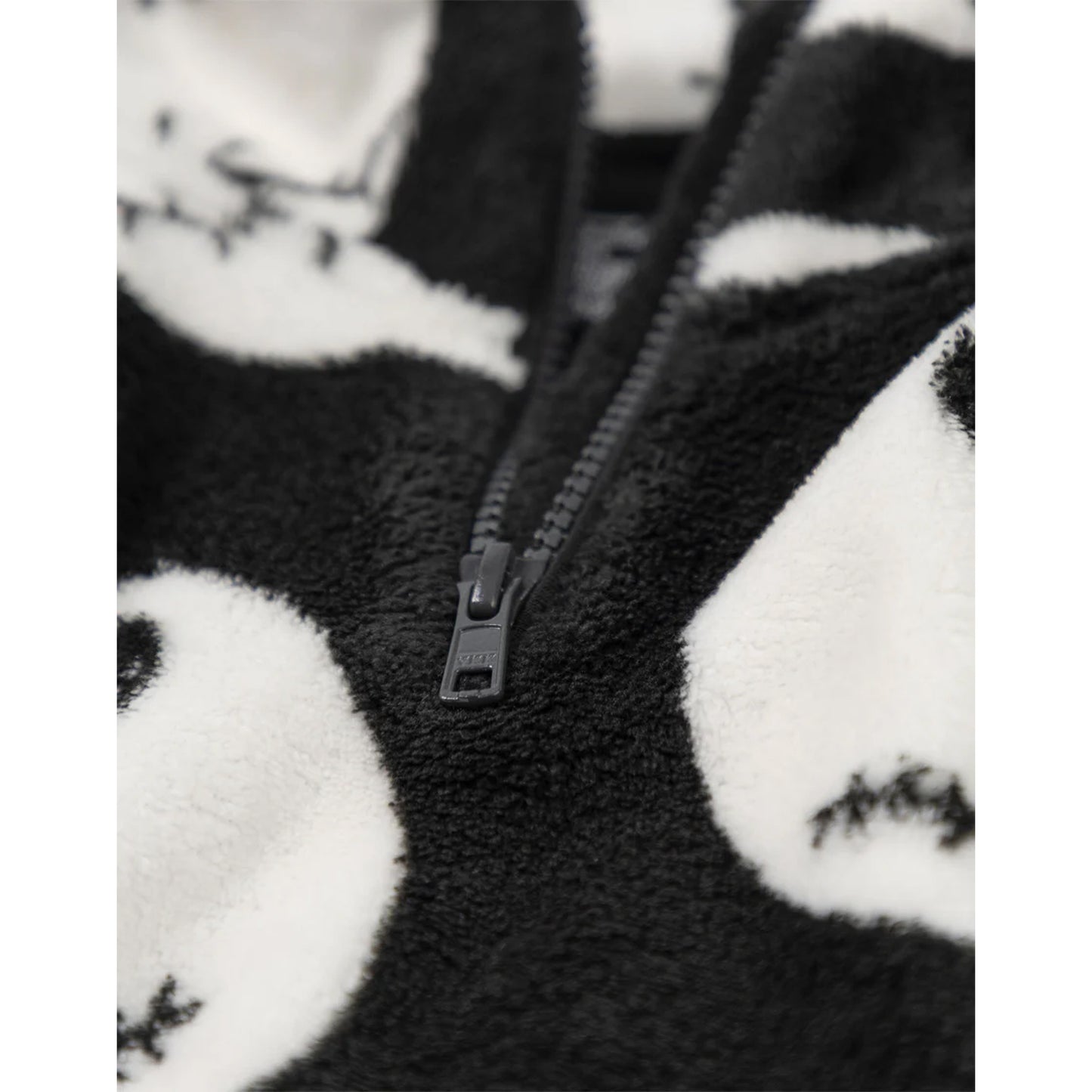 Black - Lifestyle - The Nightmare Before Christmas Unisex Adult Faces Quarter Zip Jumper