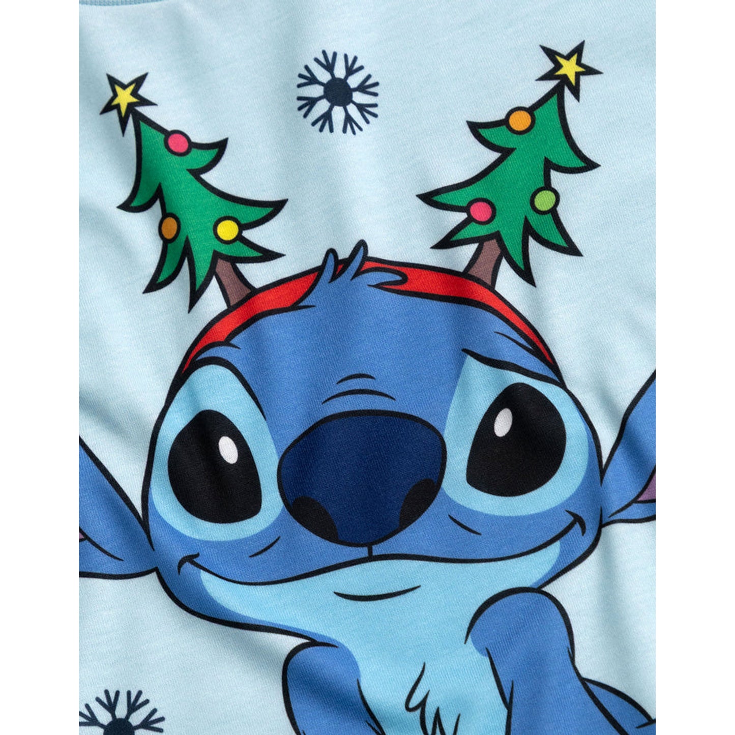 Blue - Lifestyle - Lilo & Stitch Childrens-Kids Long-Sleeved Christmas Long Pyjama Set