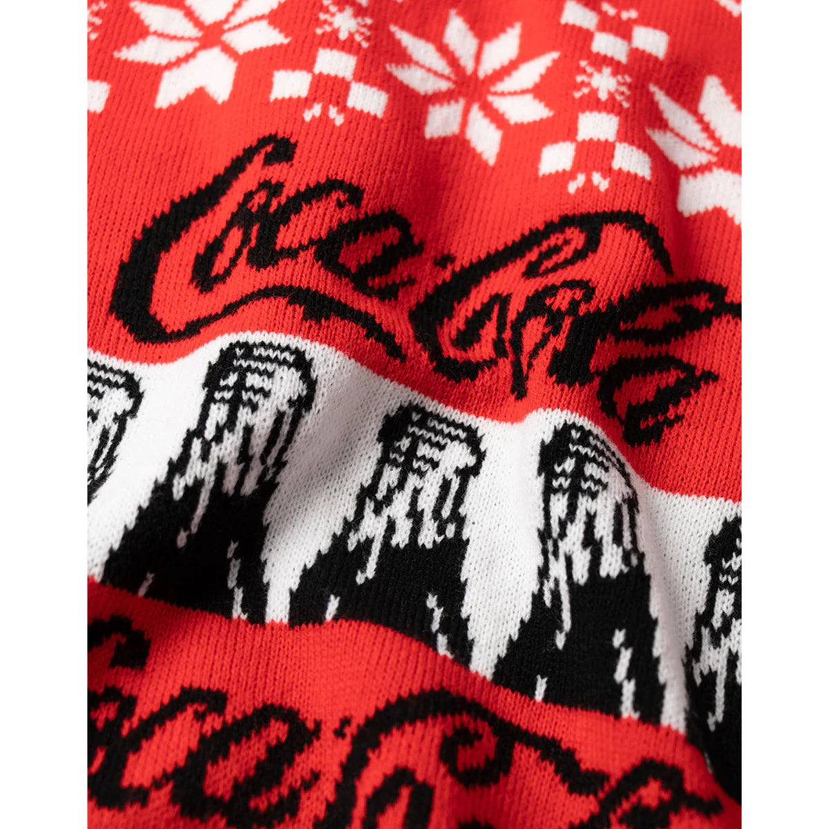 Red - Lifestyle - Coca-Cola Mens Logo Christmas Jumper