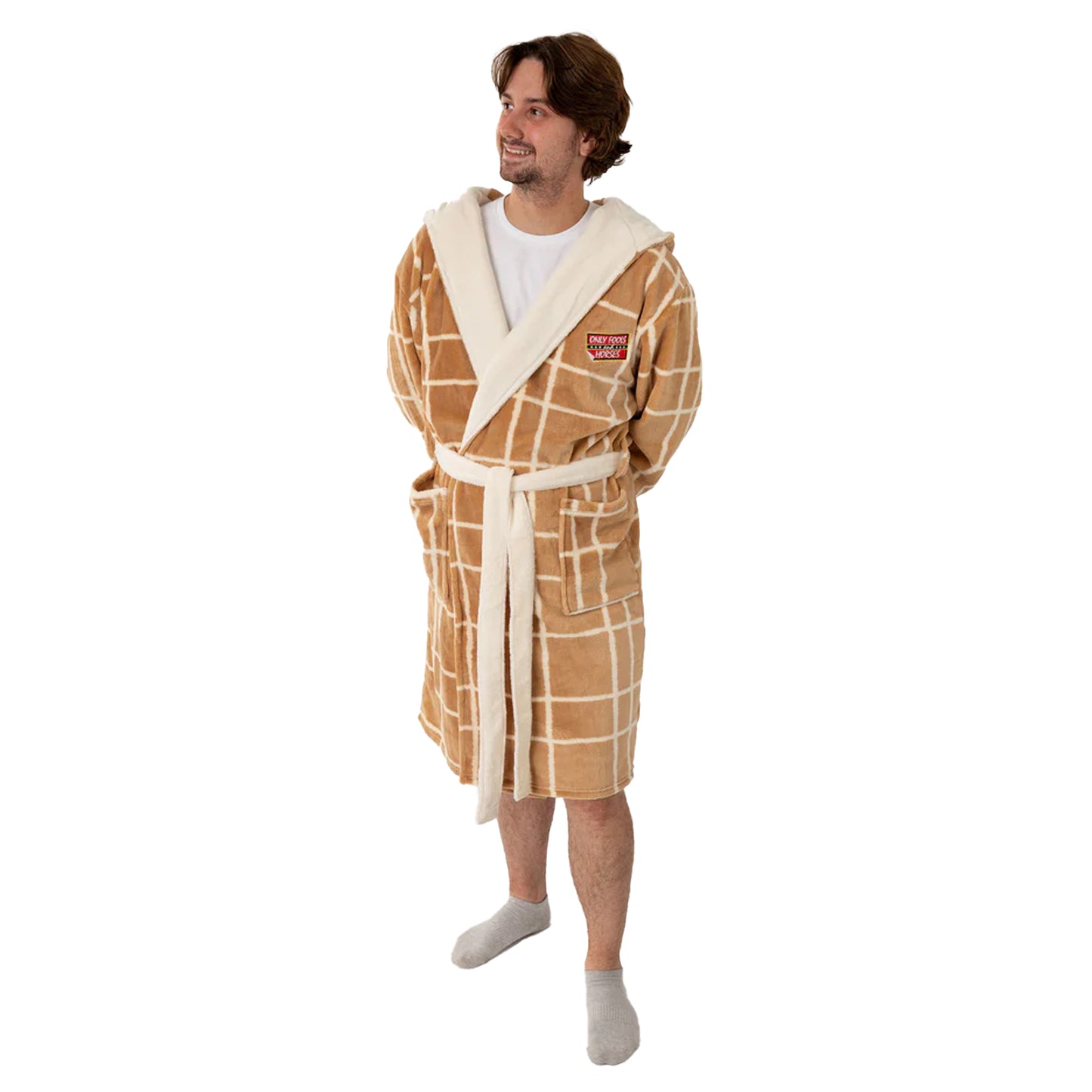 Beige - Lifestyle - Only Fools And Horses Mens Hooded Robe