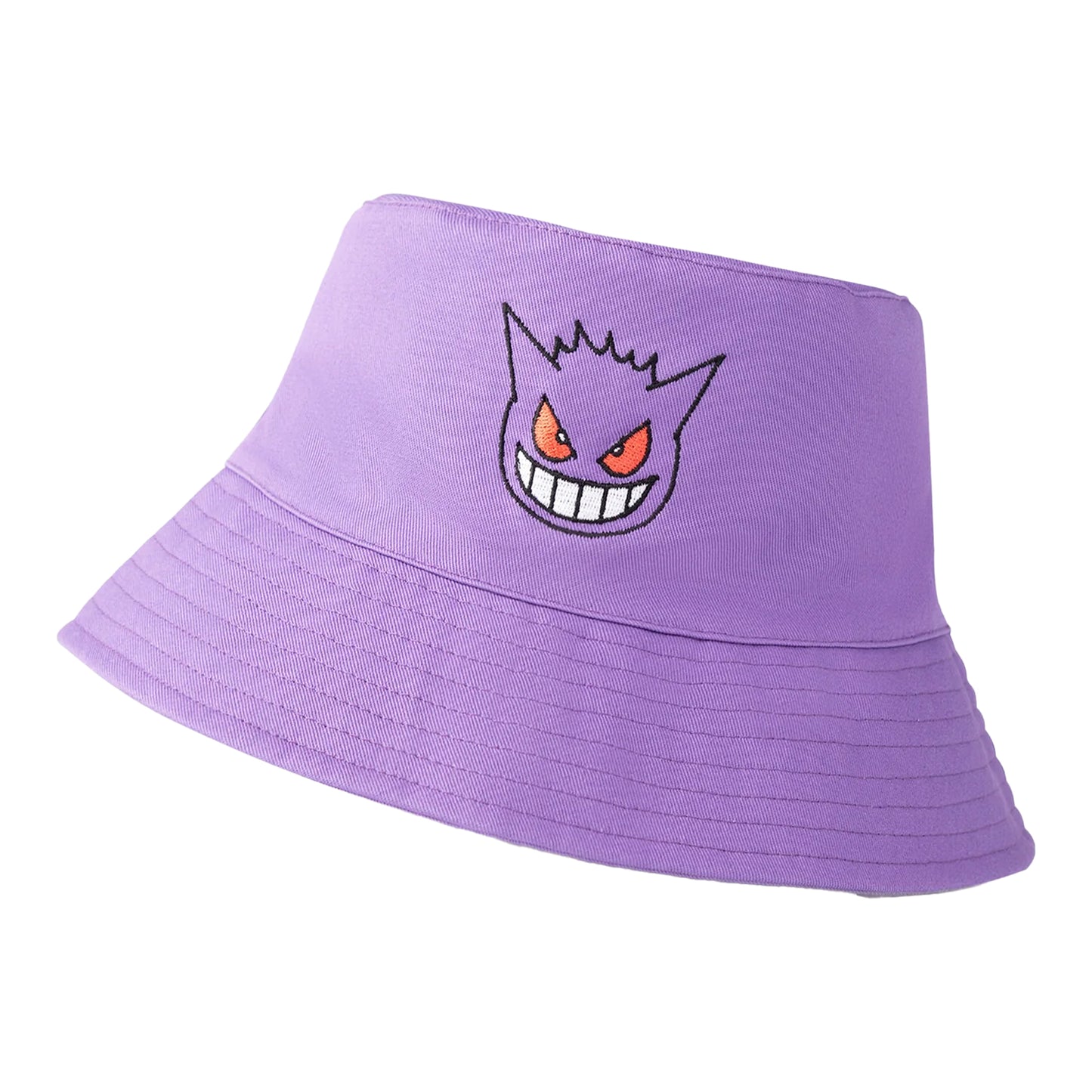 Purple - Side - Pokemon Mens Gengar Bucket Hat