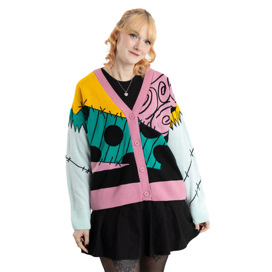 Multicoloured - Front - The Nightmare Before Christmas Womens-Ladies Sally Cardigan
