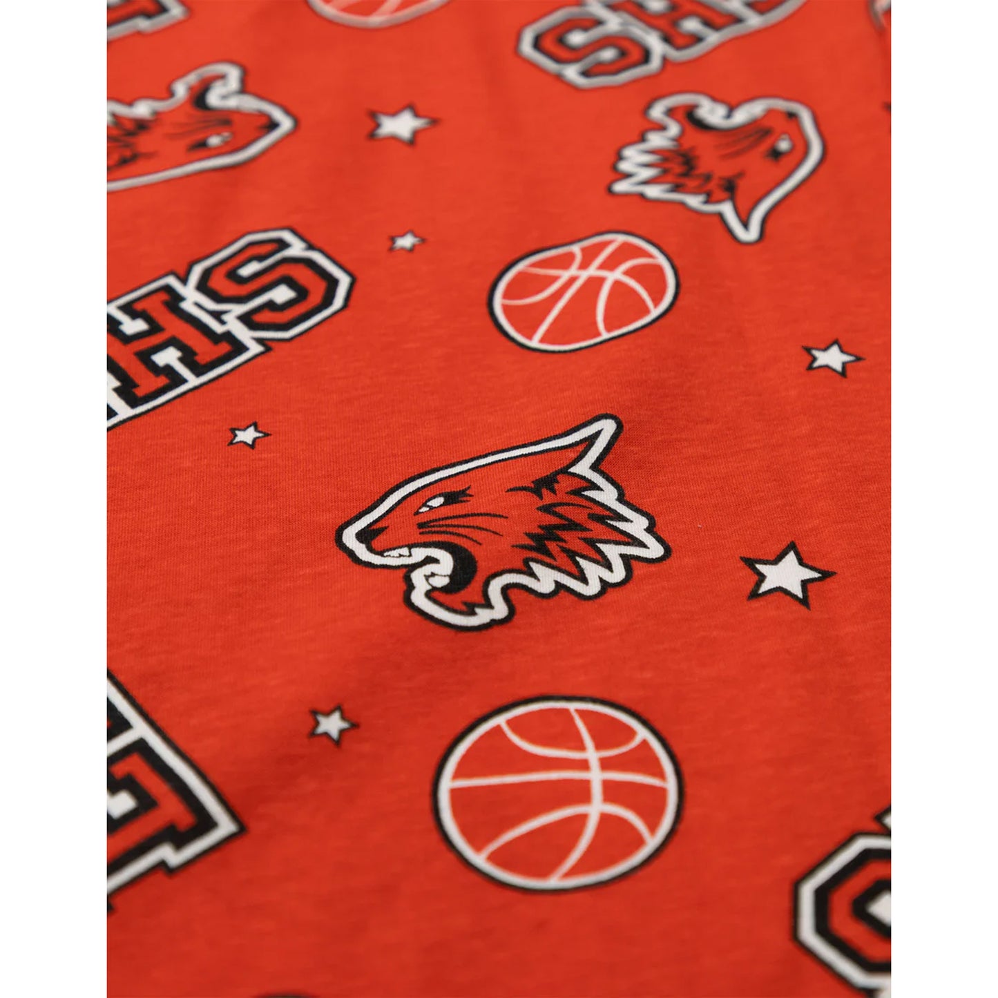 Multicoloured - Side - High School Musical Womens-Ladies Short-Sleeved Long Pyjama Set