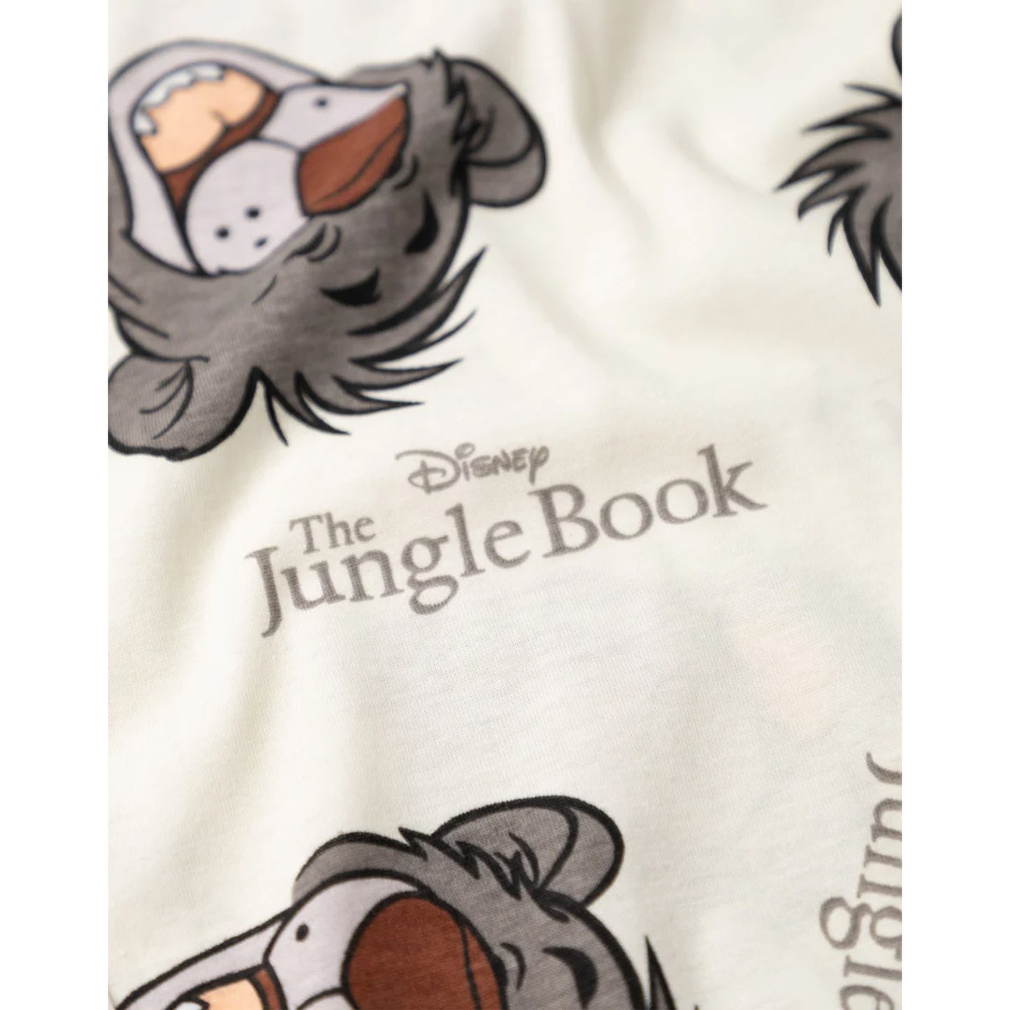 Multicoloured - Lifestyle - Jungle Book Womens-Ladies Mowgli And Baloo Short-Sleeved Long Pyjama Set
