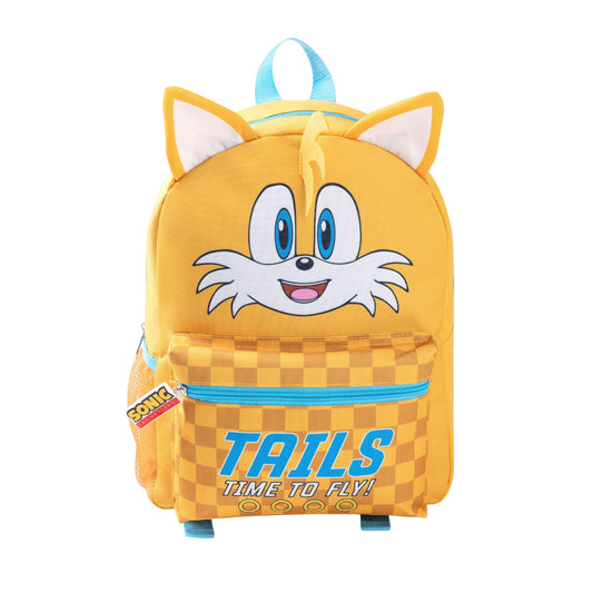 Yellow - Front - Sonic The Hedgehog Childrens-Kids Tails Backpack