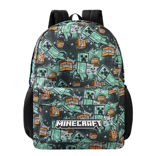 Multicoloured - Front - Minecraft Childrens-Kids Logo Backpack