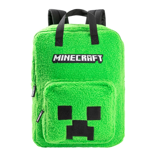 Green - Front - Minecraft Childrens-Kids Logo Backpack