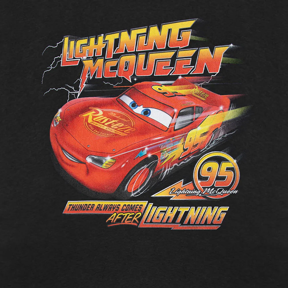 Black - Lifestyle - Cars Boys Thunder Always Comes After Lightning T-Shirt