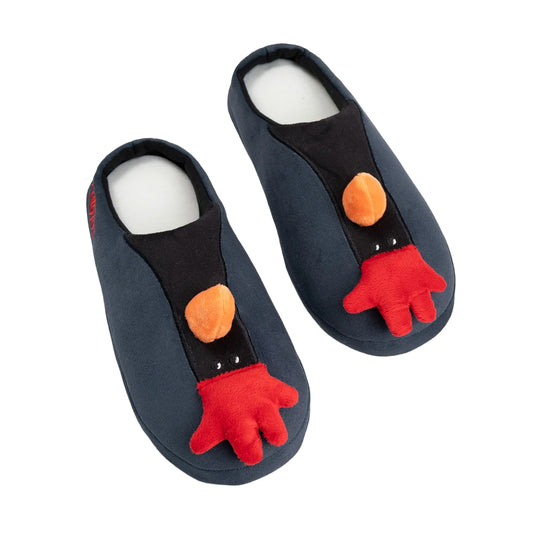 Grey - Front - Wallace and Gromit Unisex Adult Feathers McGraw Mule Slippers