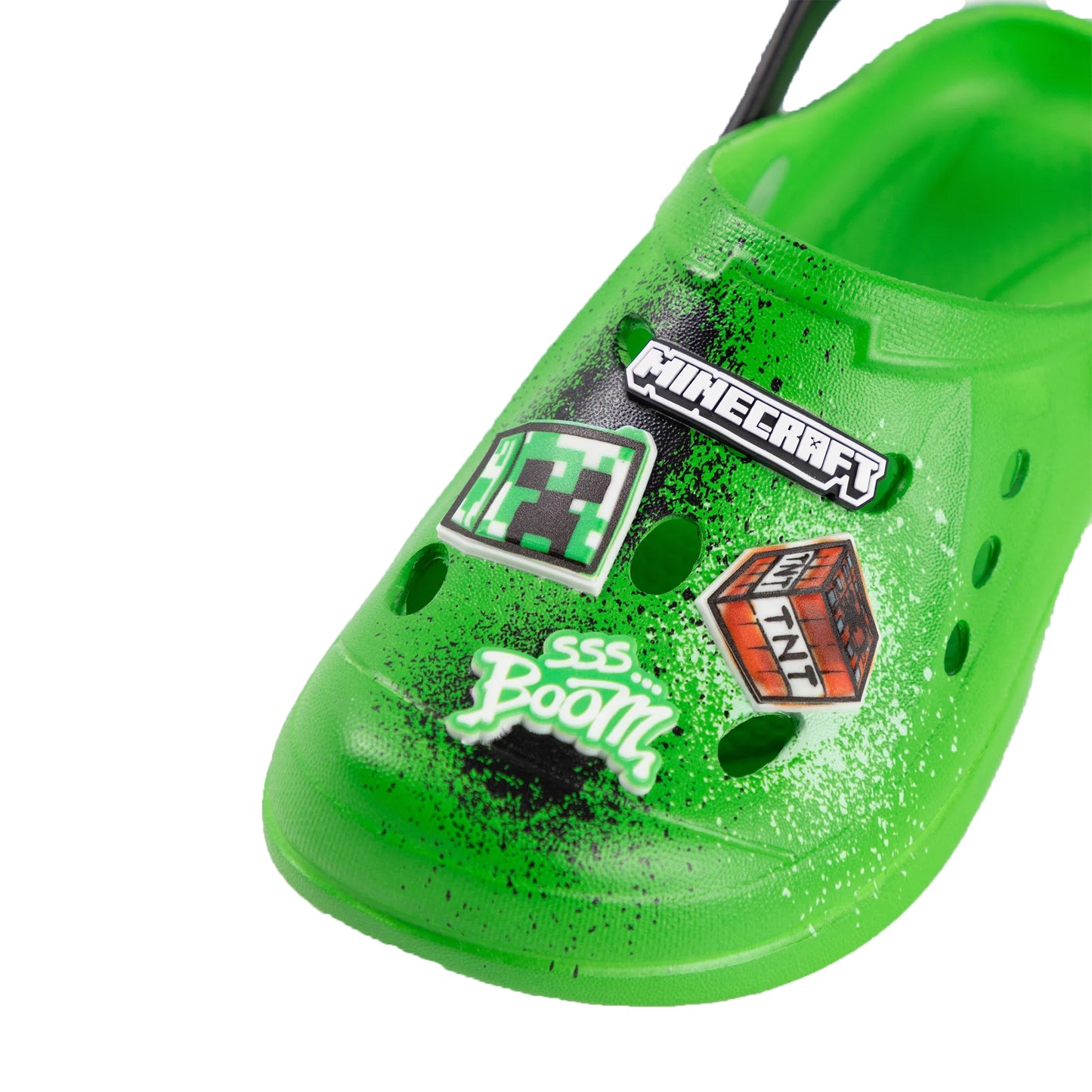 Green - Lifestyle - Minecraft Boys Boom Creeper TNT Clogs