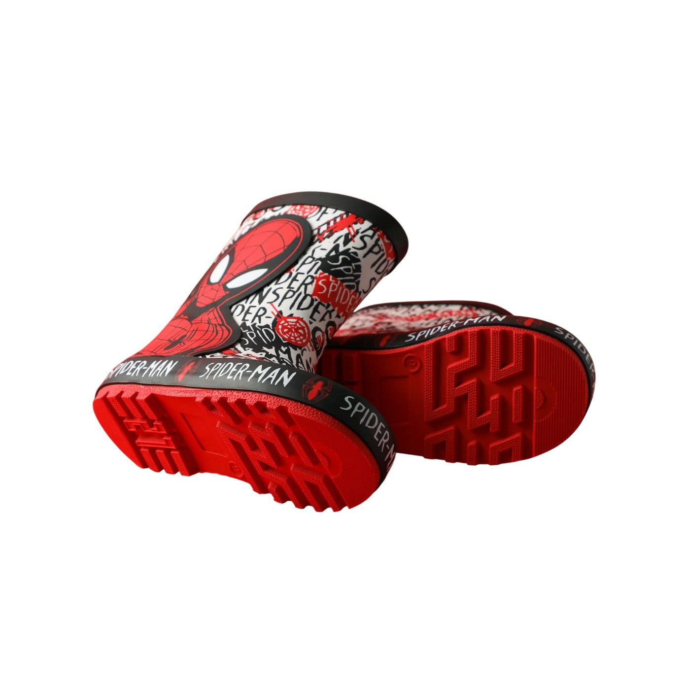 Red - Close up - Spider-Man Boys Character Wellington Boots