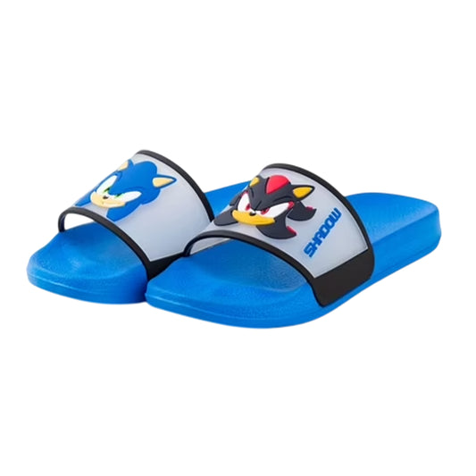 Blue - Front - Sonic The Hedgehog Boys Character Face Sliders