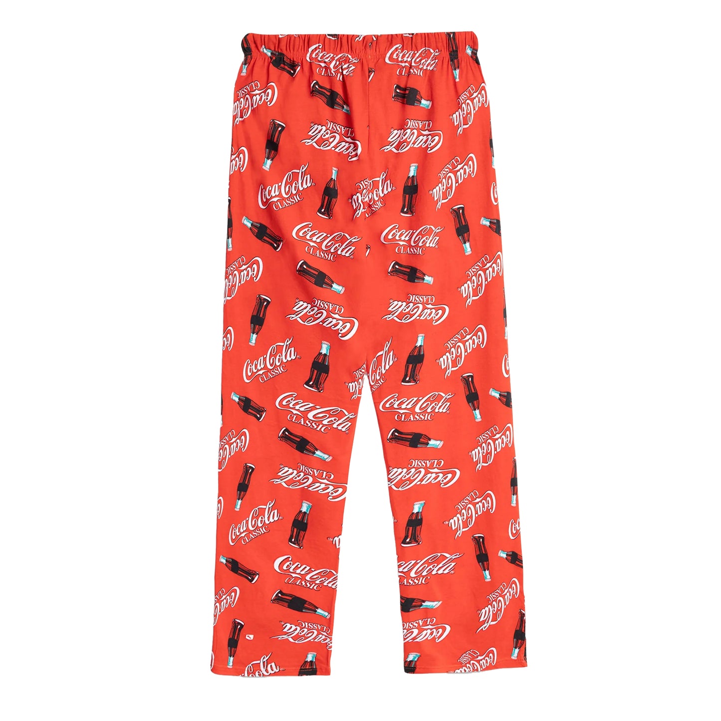 Red - Back - Coca-Cola Mens Printed Lounge Pants