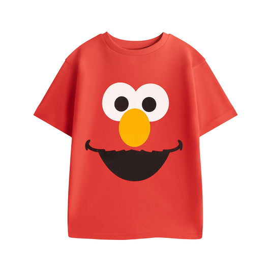Red - Front - Sesame Street Childrens-Kids Elmo T-Shirt