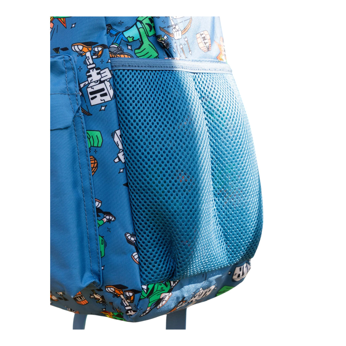 Blue - Lifestyle - Minecraft Childrens-Kids Zombie Backpack