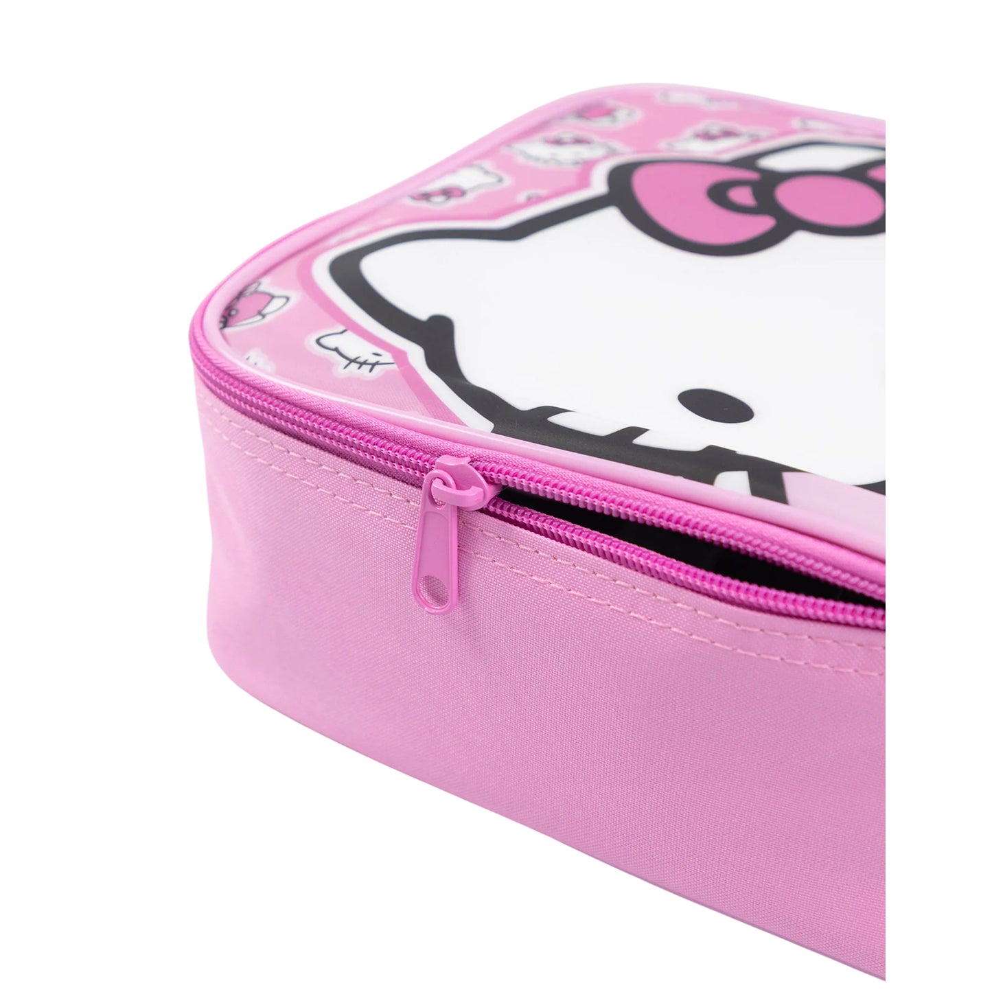 Pink - Side - Hello Kitty Girls Character Lunch Bag and Bottle