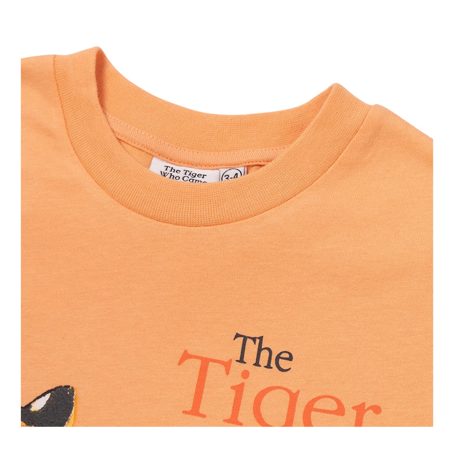 Peach - Lifestyle - The Tiger Who Came To Tea Boys Character Short-Sleeved T-Shirt