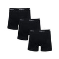 Classic Black - Back - OddBalls Mens Plain Boxer Shorts (Pack Of 3)