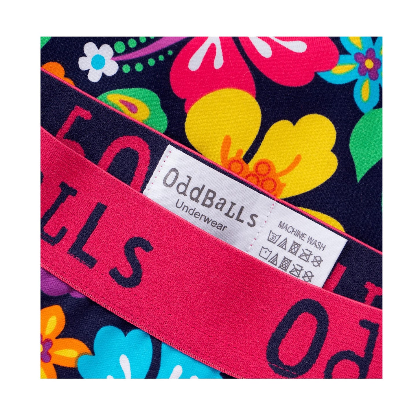 Multicoloured - Side - OddBalls Womens-Ladies Hawaii Briefs