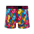 Multicoloured - Back - OddBalls Mens Retro The Rolling Stones Boxer Shorts