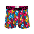Multicoloured - Front - OddBalls Mens Retro The Rolling Stones Boxer Shorts