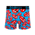 Blue-Red-Black - Back - OddBalls Mens The Rolling Stones Boxer Shorts