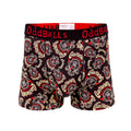 Black-Red - Front - OddBalls Mens Gas Monkey Garage Boxer Shorts
