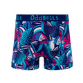 Blue-Pink-White - Back - OddBalls Mens Toucan Boxer Shorts