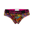 Multicoloured - Front - OddBalls Womens-Ladies Enchanted Briefs