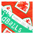 Orange-Green - Side - OddBalls Womens-Ladies Home FA Wales Briefs