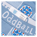 Light Blue - Side - OddBalls Mens 1996 Away England FA Boxer Shorts