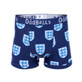 Blue - Front - OddBalls Mens Classic England FA Boxer Shorts