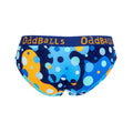 Blue-Yellow - Back - OddBalls Womens-Ladies Space Balls Briefs