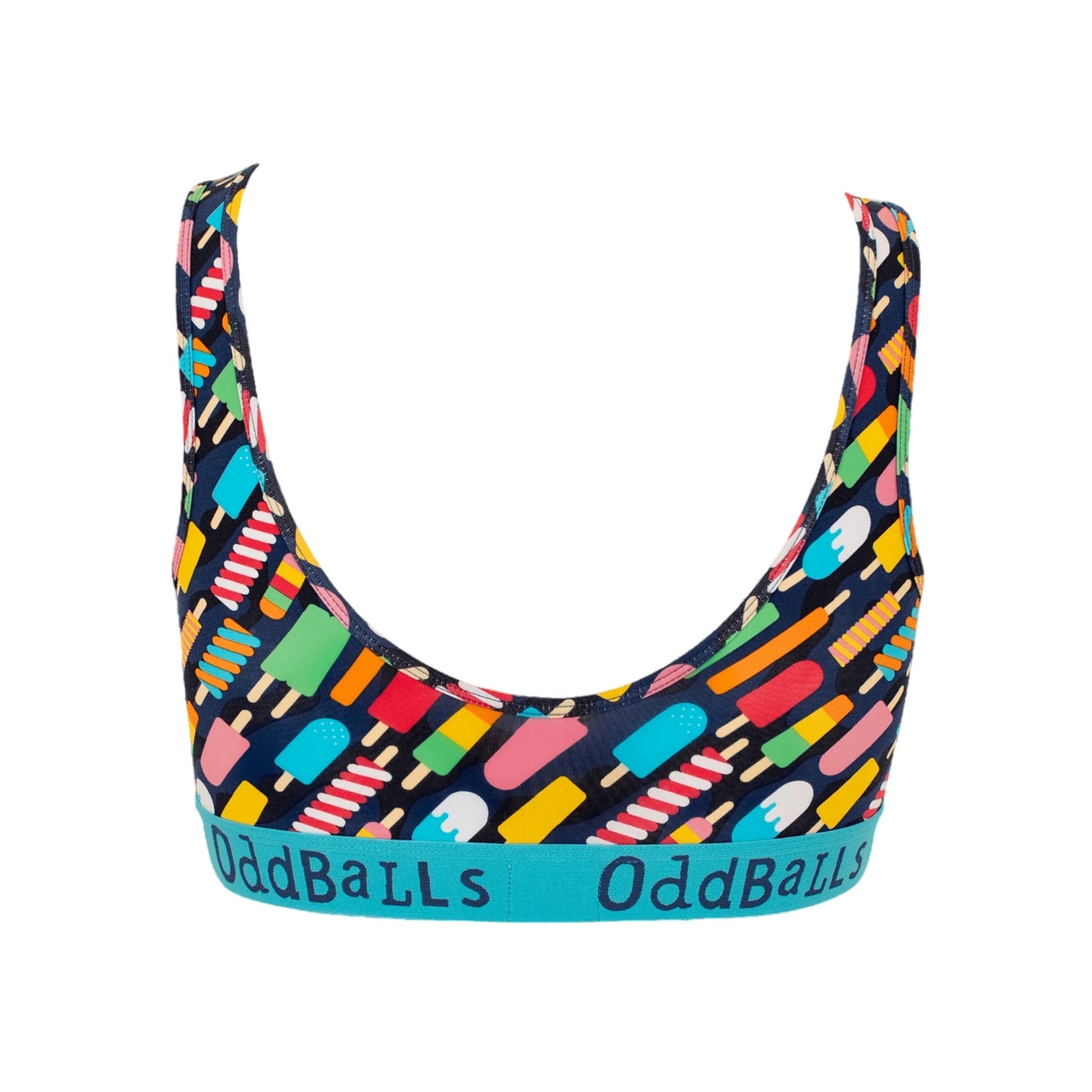 Multicoloured - Back - OddBalls Womens-Ladies Ice Lolly Bralette