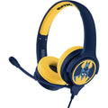 Blue-Yellow - Back - Batman Childrens-Kids Interactive Gaming Headphones
