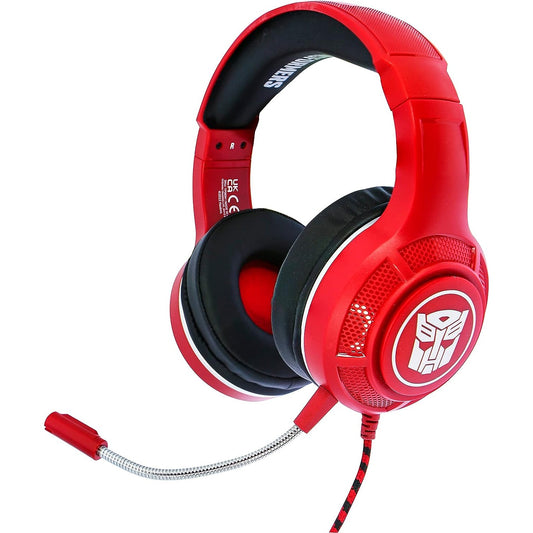 Red-Black - Front - Transformers Pro G4 Gaming Headphones
