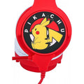 White-Red - Side - Pokemon Childrens-Kids Pikachu Interactive Headphones