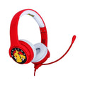 White-Red - Front - Pokemon Childrens-Kids Pikachu Interactive Headphones