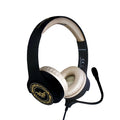 Black-Gold - Pack Shot - The Legend Of Zelda Childrens-Kids Logo Interactive Headphones