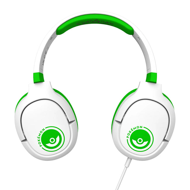 White-Neon Green - Lifestyle - Pokemon Pro G1 Pokeball Gaming Headphones